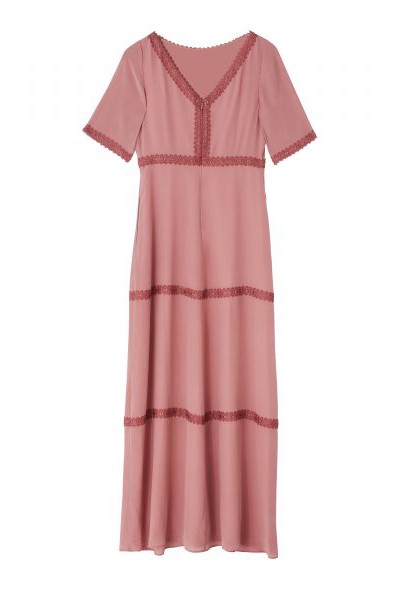 Viola Plain Maxi Dress