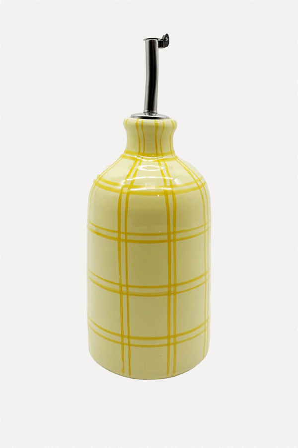 Gingham Oil Bottle from  LampLDN