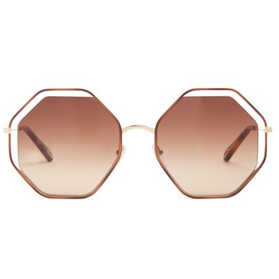 Hexagon Frame Sunglasses from Chloe