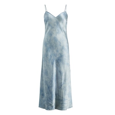 Tie-Dye Silk Maxidress