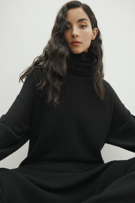 Cashmere Polo-Neck Dress from H&M
