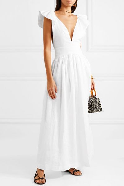 Persephone Linen Maxi Dress from Kalita