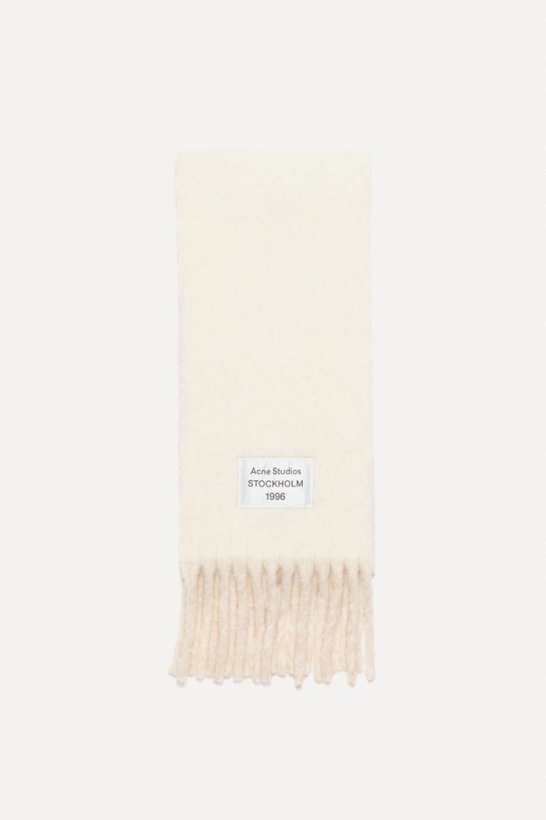 Fringed Scarf Logo Label from Acne Studios