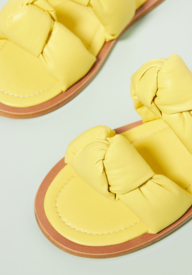 Puffy Double Knot Slide Sandals