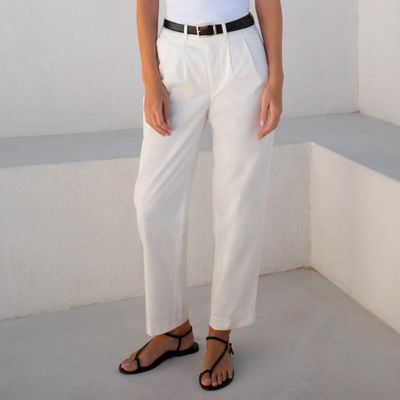 Look We Love: White Shirt & Trousers