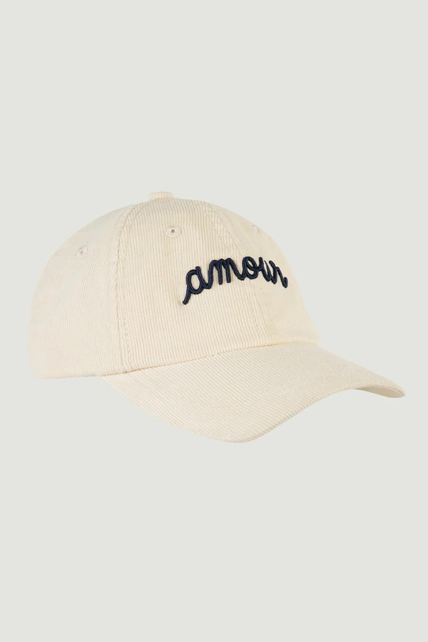 Amour Unisex Beaumont Corduroy Cap from Maison La Biche