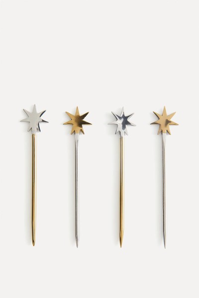 Metal Cocktail Sticks Set Of 4 from H&M