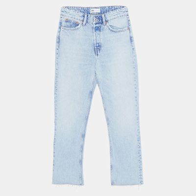 Hi Rise Straight Leg Jeans from Zara