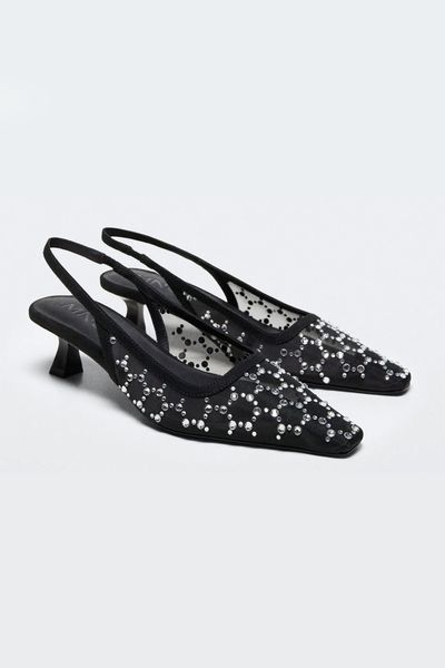 Glitter High-Heeled Shoes from Mango