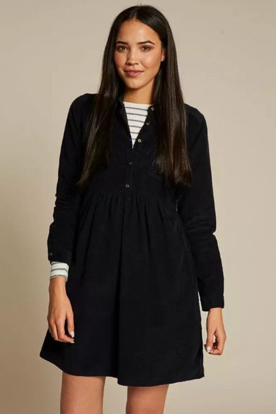 Lena Cord Shirt Dress