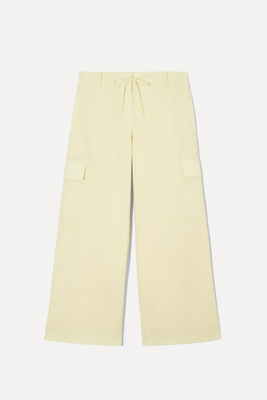 Wide Leg Wool Cargo Trousers from COS