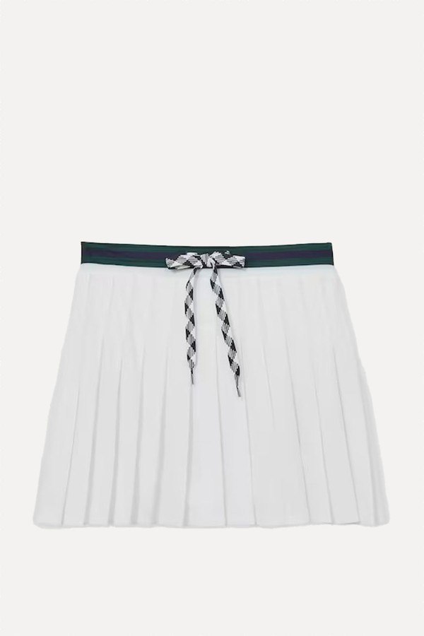 Laver Cadiz Pleated Drawstring Mini Skirt from Reiss