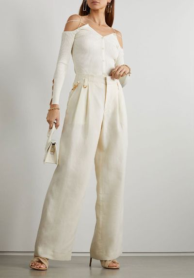 Notte Linen Wide Leg Pants from Jacquemus