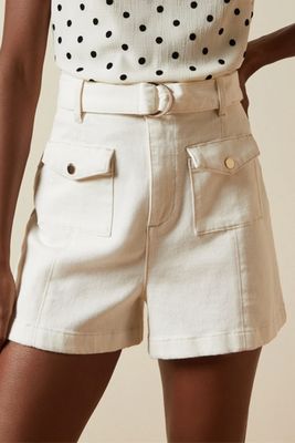 D Ring Patch Pocket Shorts