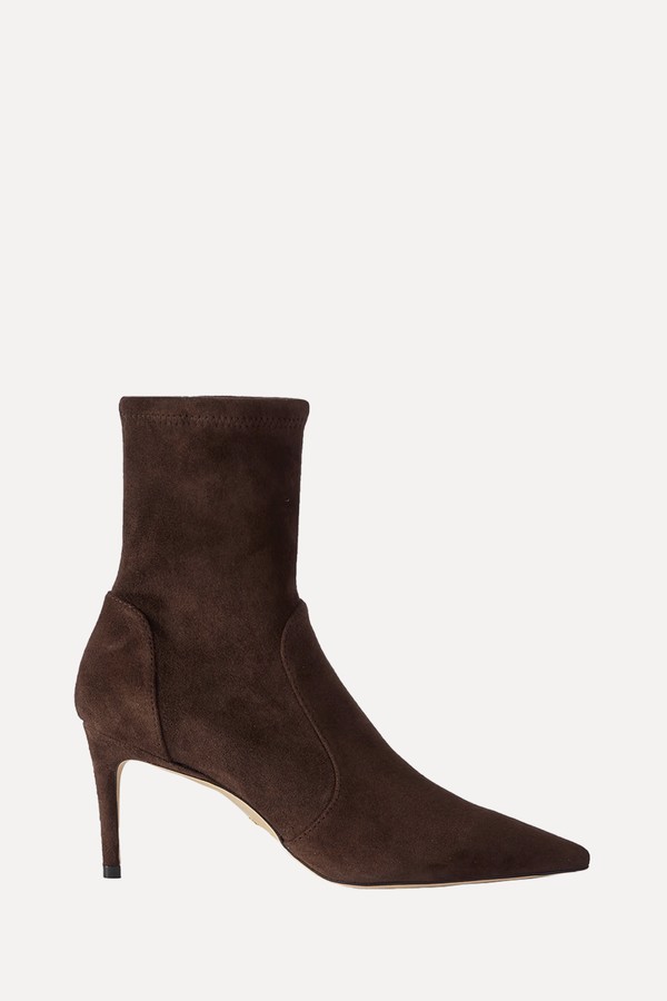 Stuart 75 Suede Ankle Boots from Stuart Weitzman