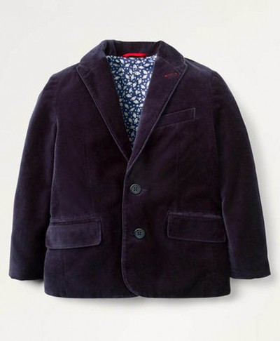 Velvet Party Blazer from Boden