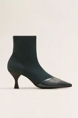 Patent Sock Boots from Mango