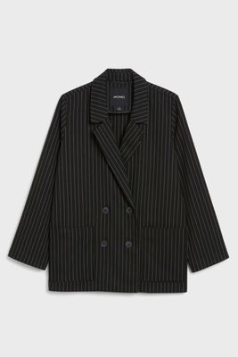 Pinstripe Double-Breasted Blazer from Monki