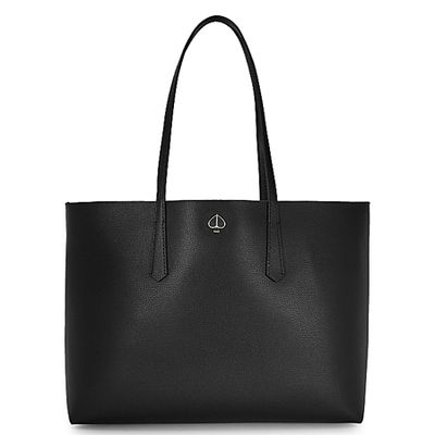 Molly Large Black Leather Tote from Kate Spade