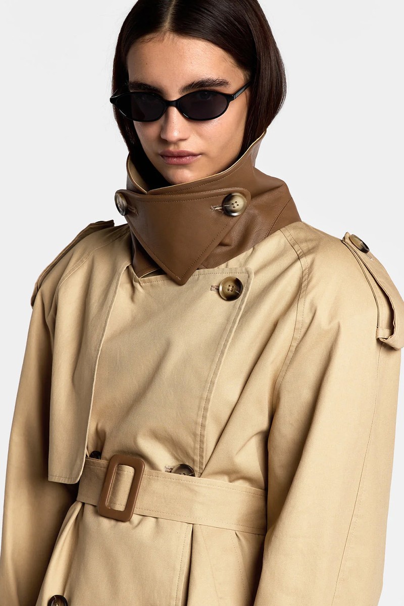 Cotton Trench Jacket from De Savary London