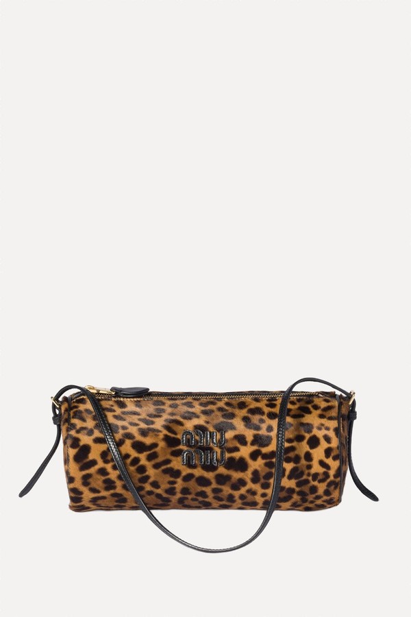 Printed Leather Pouch from Miu Miu