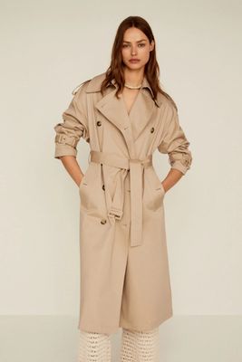 Double Breasted Trench from Mango