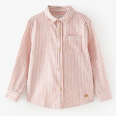 Striped Linen Blend Shirt