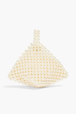 Le Bourgeon Faux Pearl Tote from Vanina