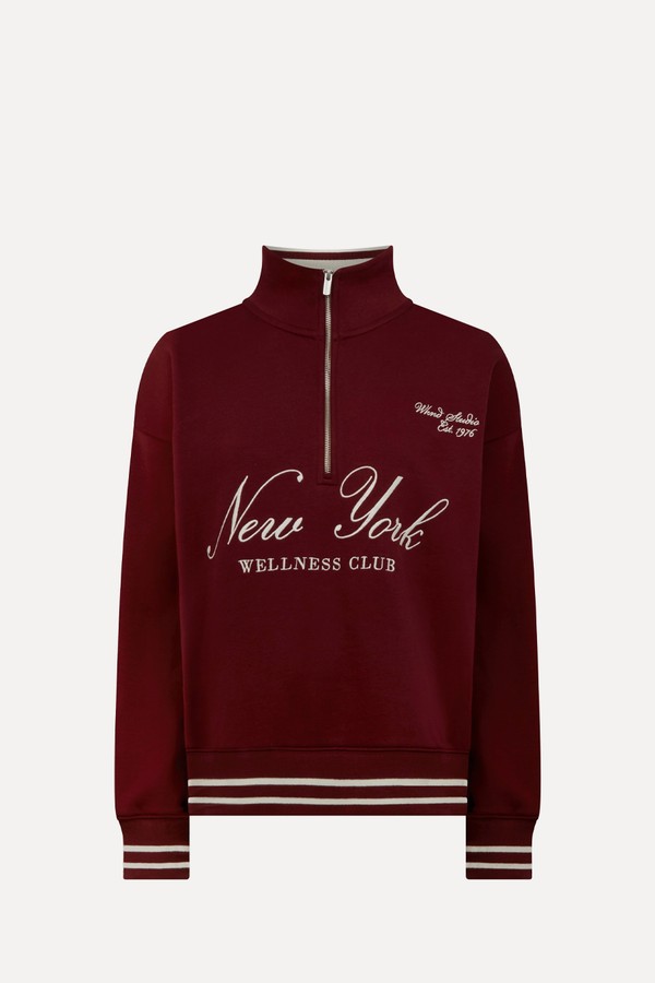New York Wellness Club Quarter Zip Sweatshirt