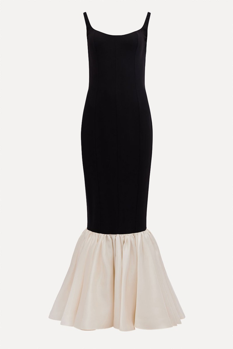 Edda Organza-Hem Silk Gown from Harithand
