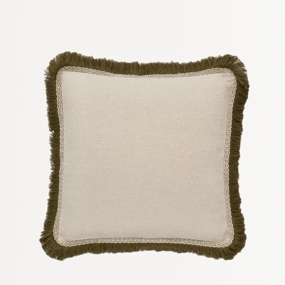 Elspeth Cushion Cover With Fringing from OKA