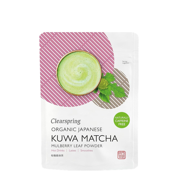 Organic Japanese Kuwa Matcha Mulberry Leaf Powder from Clearspring