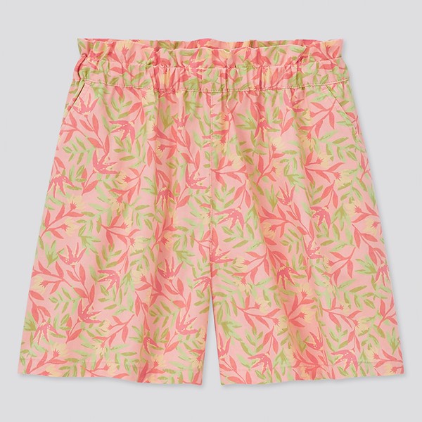 Easy Leaf Print Shorts