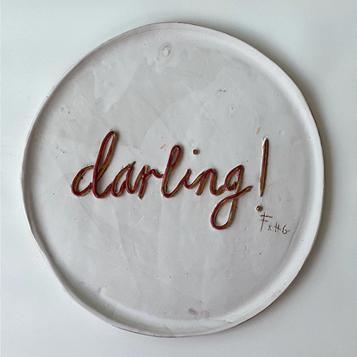 Darling X Plate