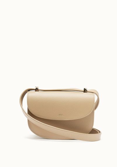 Genève Mini Saffiano-Leather Crossbody Bag