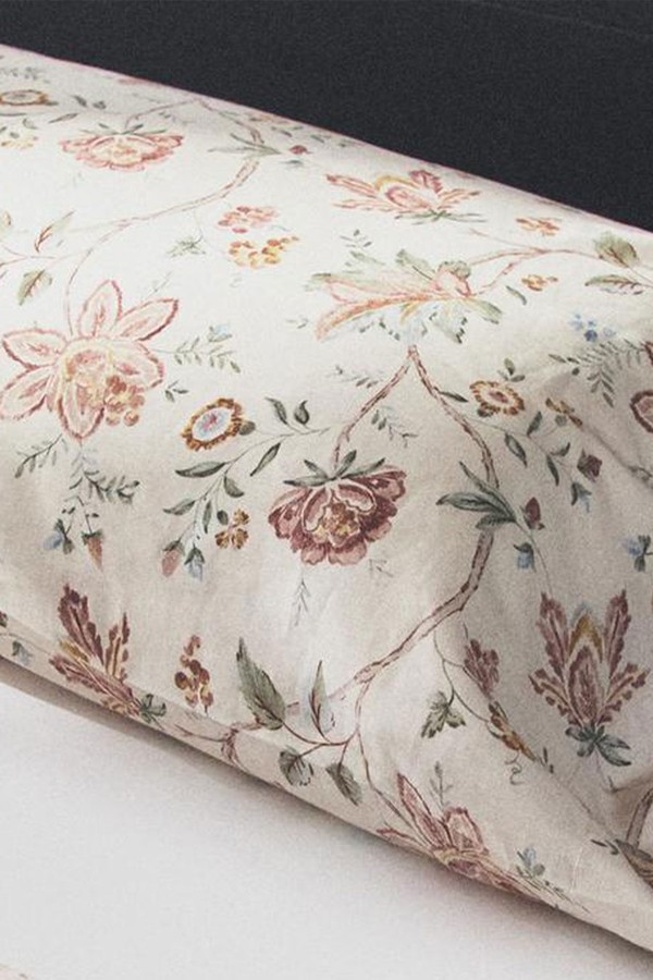 Floral Sateen Pillowcase 