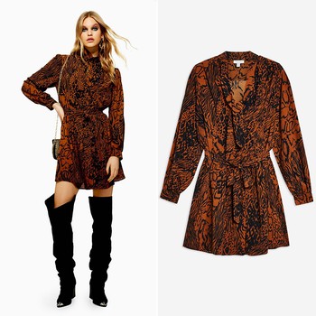 Snake Shirt Dress