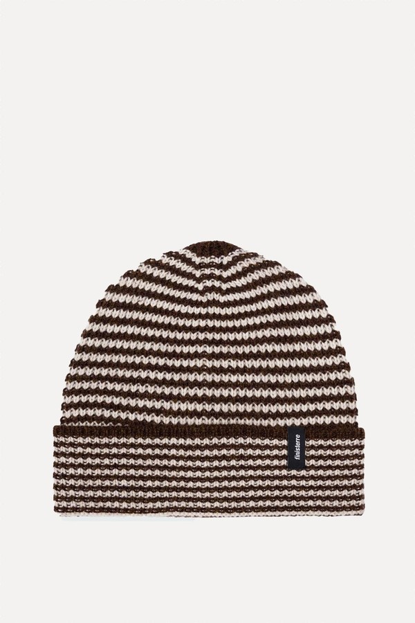 Sedge Thin Stripe Beanie from Finisterre