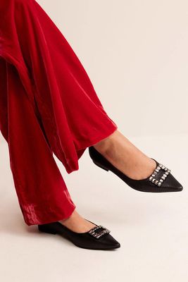Jewelled-Buckle Flats from Boden