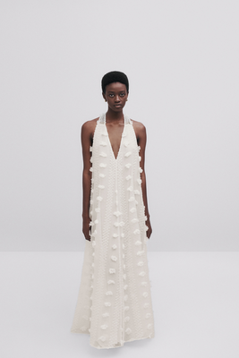 Lightweight Fabric Halter Dress from Massimo Dutti