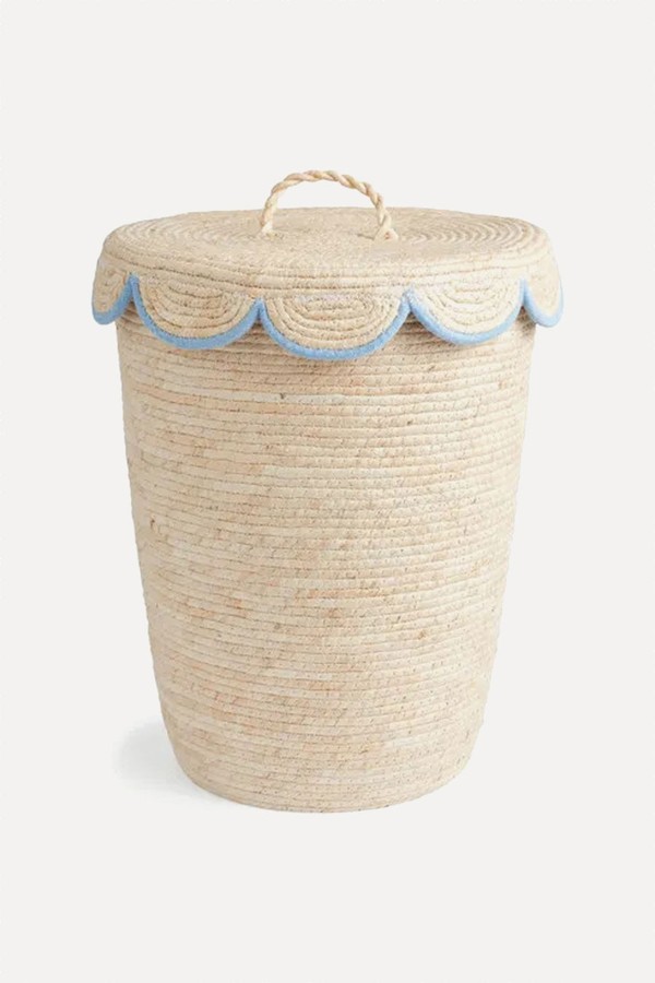 Scallop Maize Laundry Hamper from Dunelm