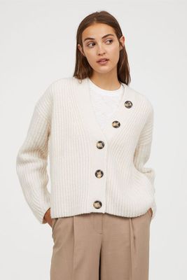 Ribbed Cardigan from H&M