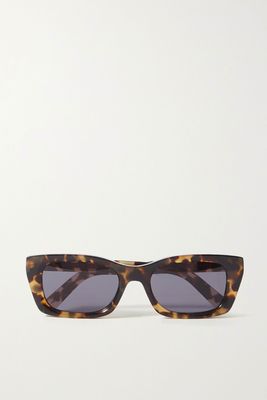Midnight Square Frame Tortoiseshell Acetate Sunglasses from Dior