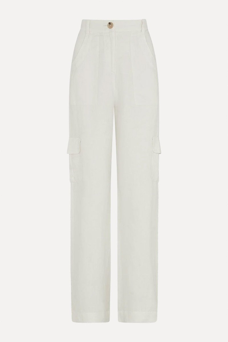 The Carolina Linen Cargo Trousers from Arkitaip