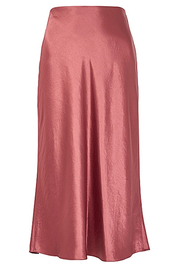 Satin Midi Skirt from Vince