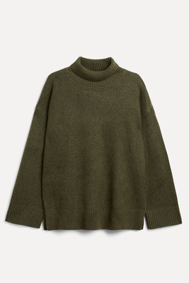 Oversized Long Sleeve Turtleneck Sweater from Monki