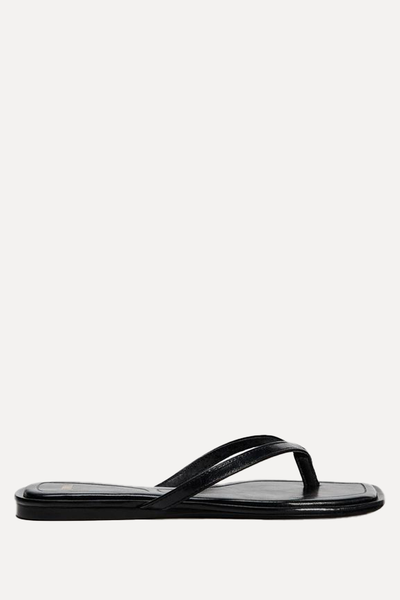 Flat Strappy Slider Sandals