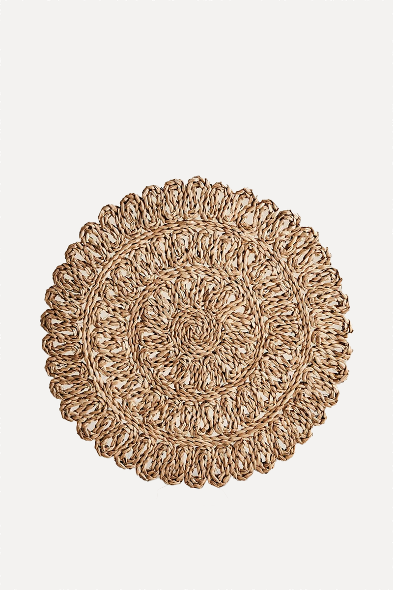Set Of 2 Floral Rattan Placemats from Marks & Spencer