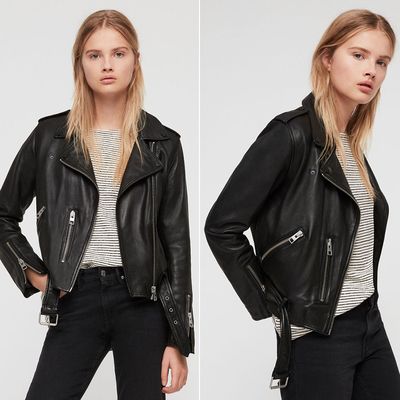 Balfern Leather Biker Jacket