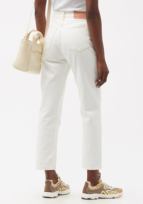 Mece High-Rise Cropped Straight-Leg Jeans from Acne Studios